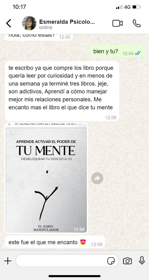 Testimonio real de un lector